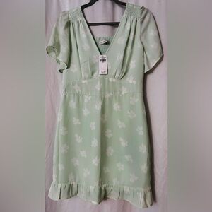 Mint Green Floral Abercrombie & Fitch Woman’s small dress